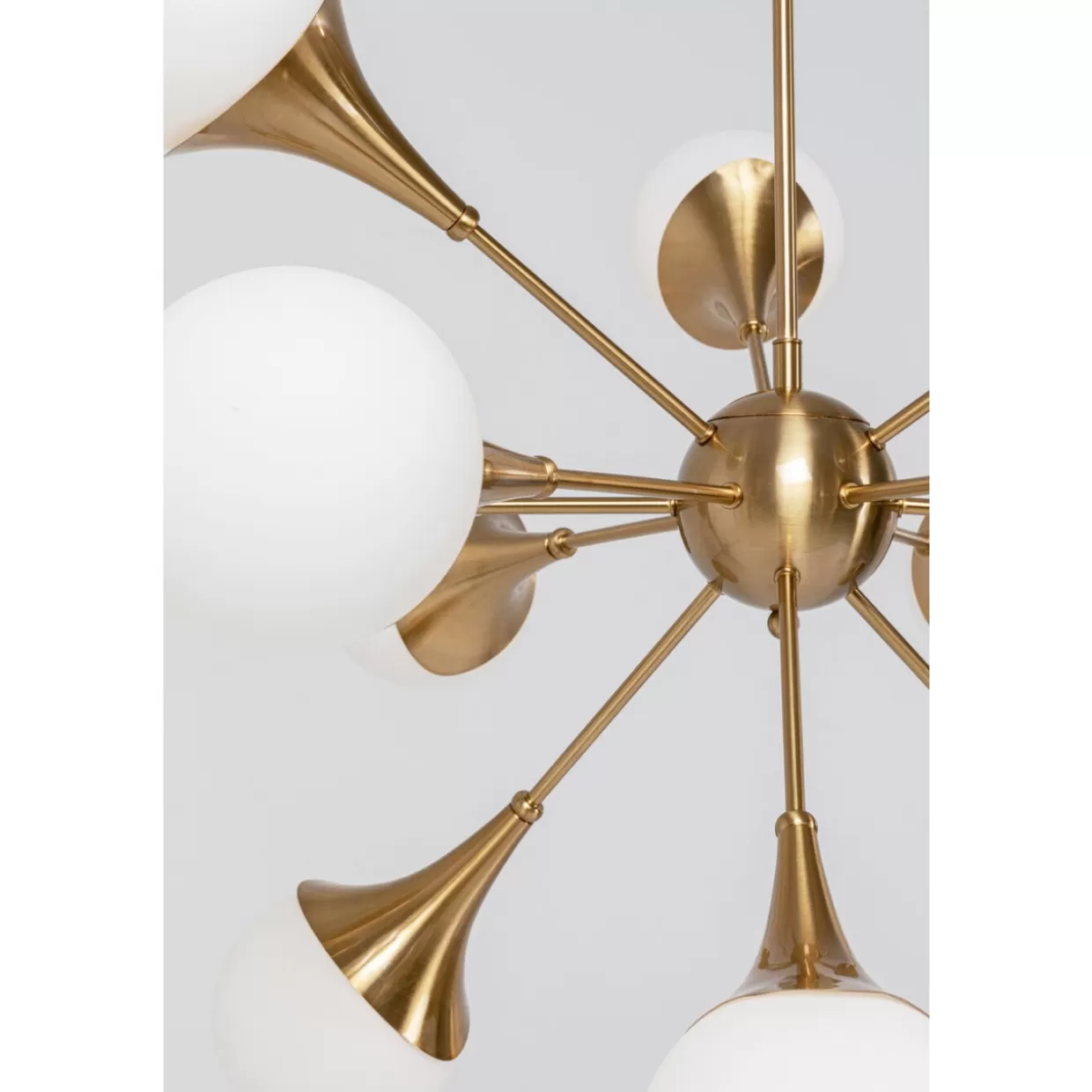 KARE Design Hängeleuchten | Hangeleuchte Bulb Fiction 12 Brass O102Cm