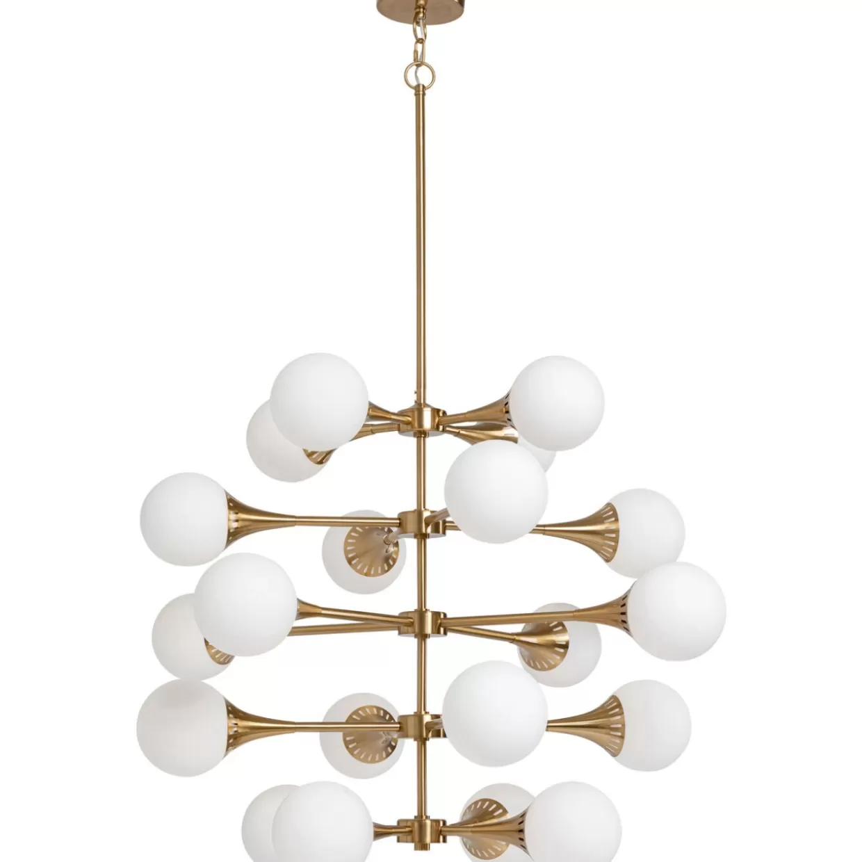 KARE Design Hängeleuchten | Hangeleuchte Bulb Fiction 20 Brass O102Cm