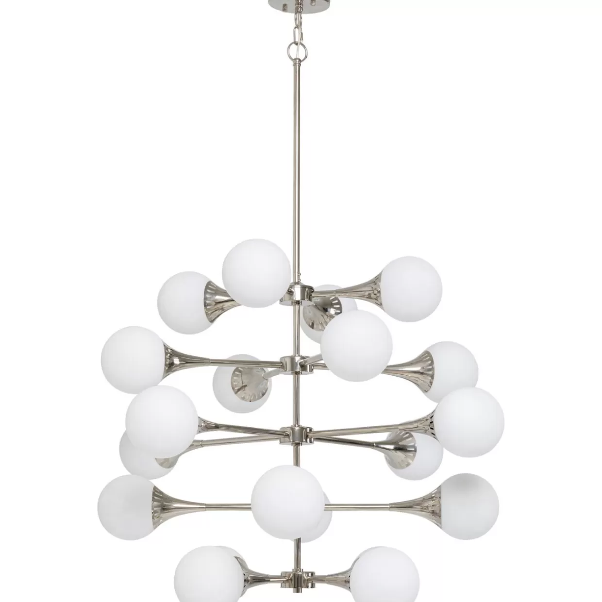 KARE Design Hängeleuchten | Hangeleuchte Bulb Fiction 20 Silber O102Cm