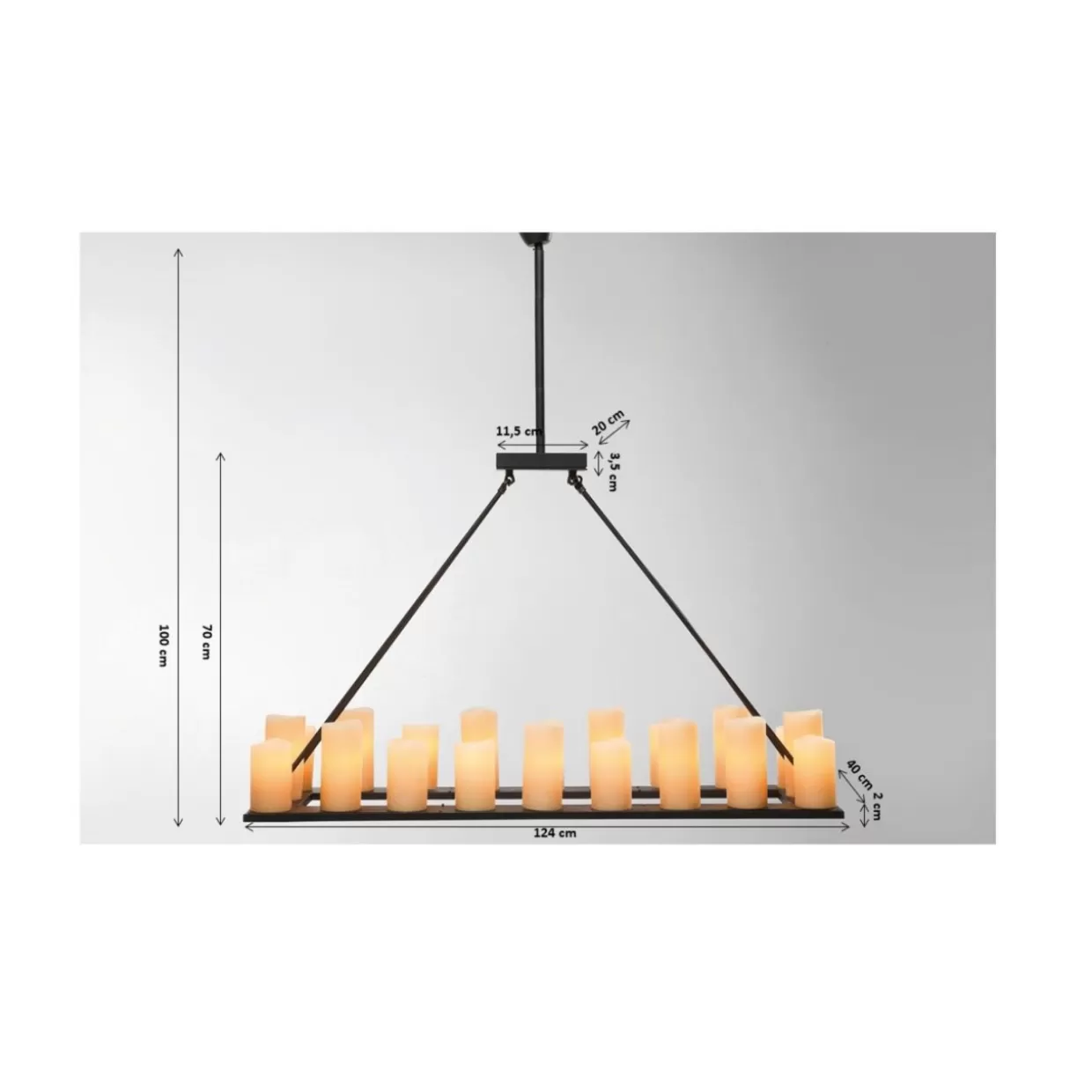 KARE Design Hängeleuchten | Hangeleuchte Candle Light 20Er