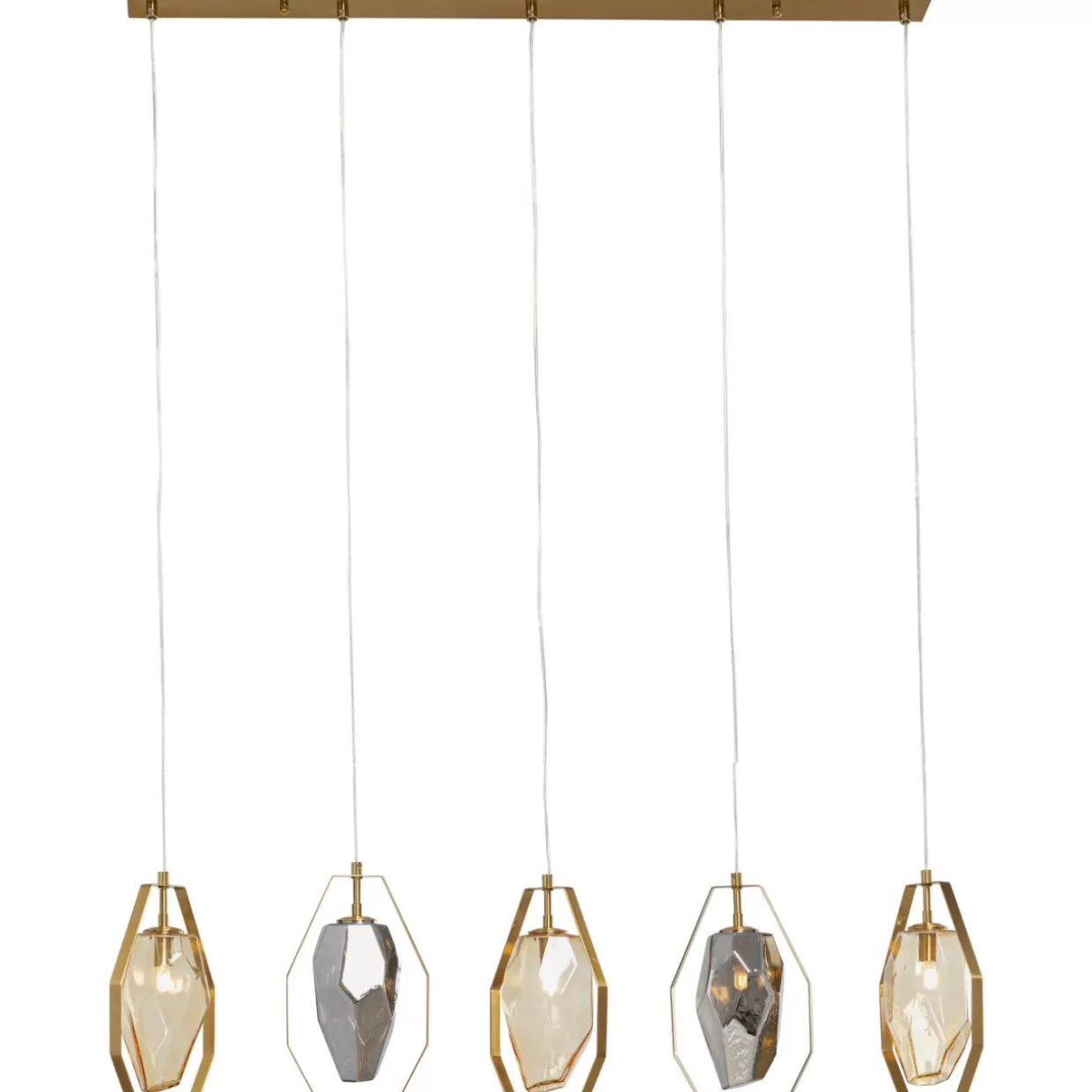 KARE Design Hängeleuchten | Hangeleuchte Diamond Fever Dining Brass 110Cm