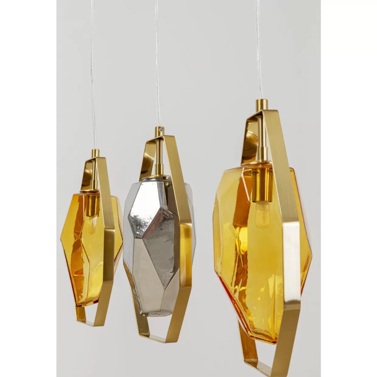KARE Design Hängeleuchten | Hangeleuchte Diamond Fever Dining Brass 67Cm