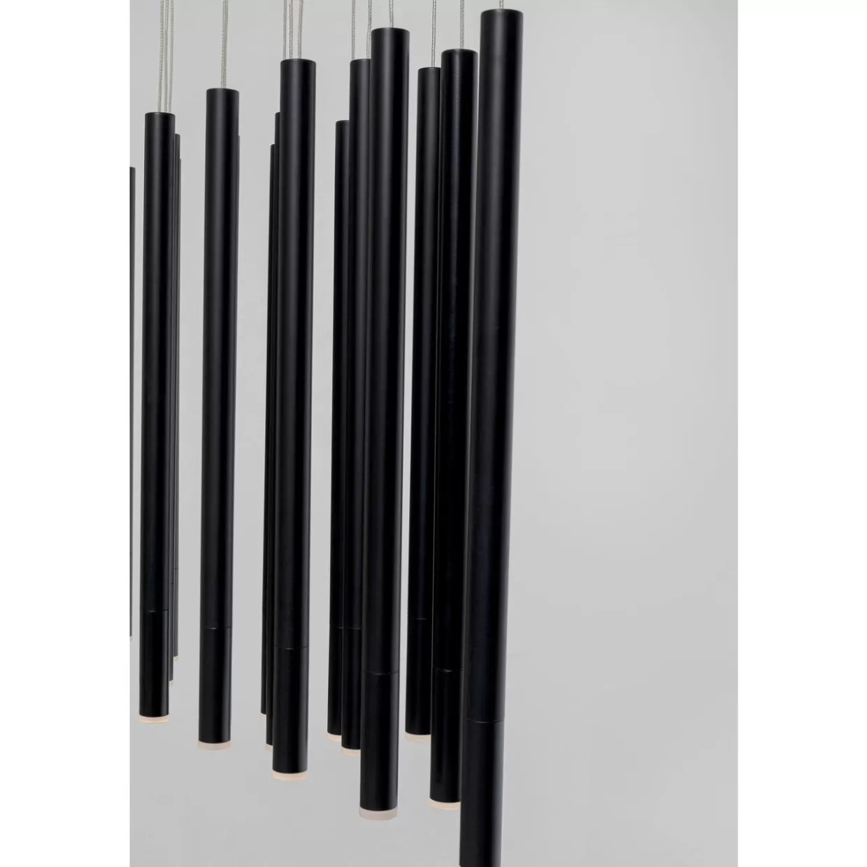 KARE Design Hängeleuchten | Hangeleuchte Living Vegas Schwarz Matt Led 120Cm