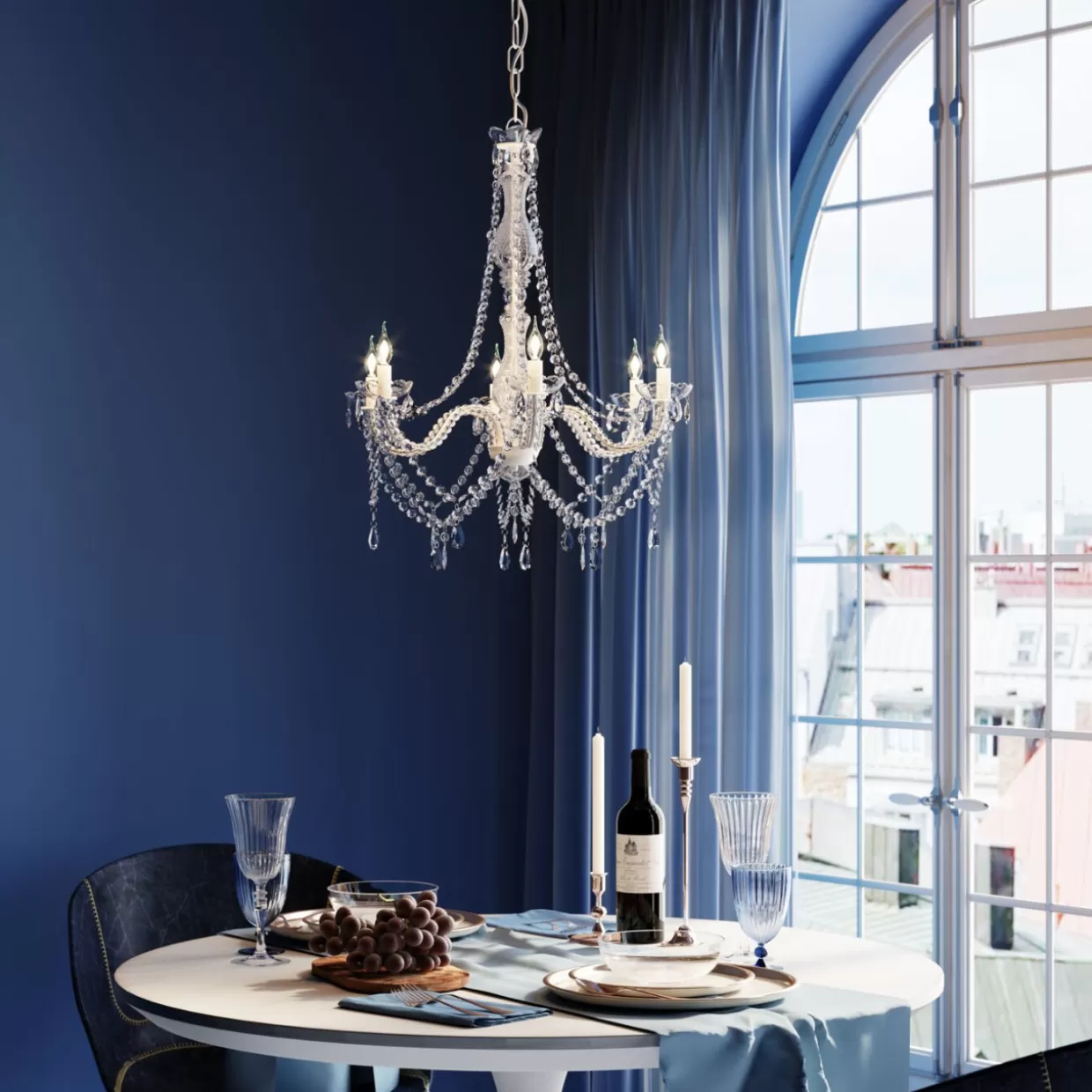 KARE Design Hängeleuchten | Hangeleuchte Starlight Clear 6-Arm