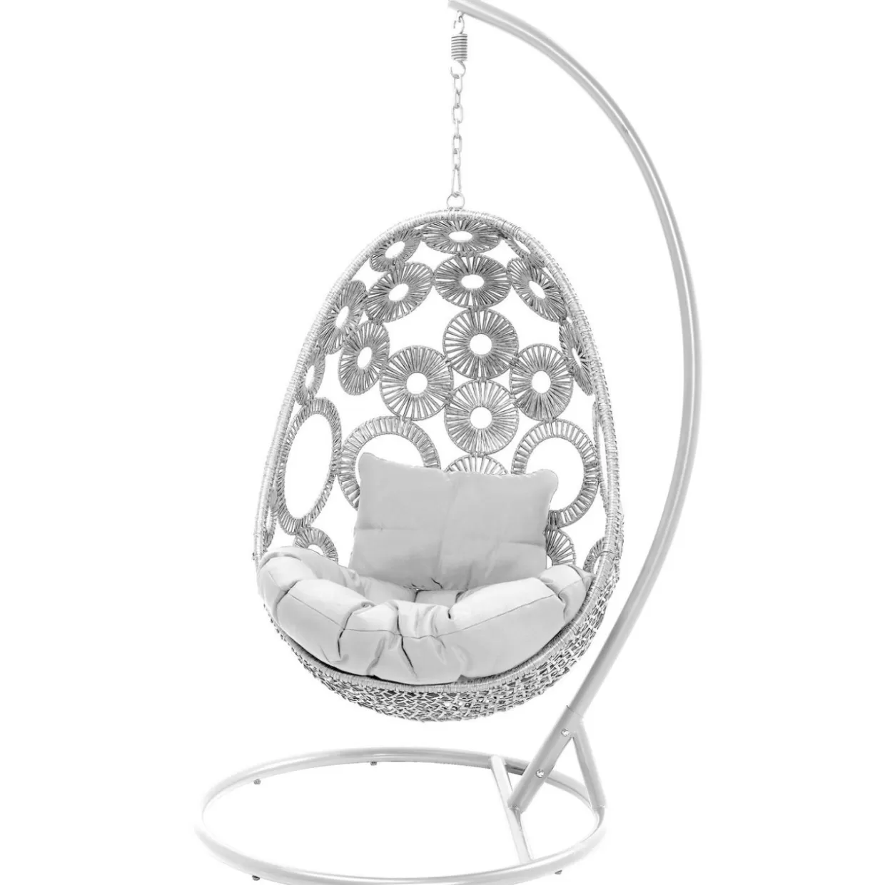 KARE Design Outdoormöbel | Hangesessel Ibiza Weiss