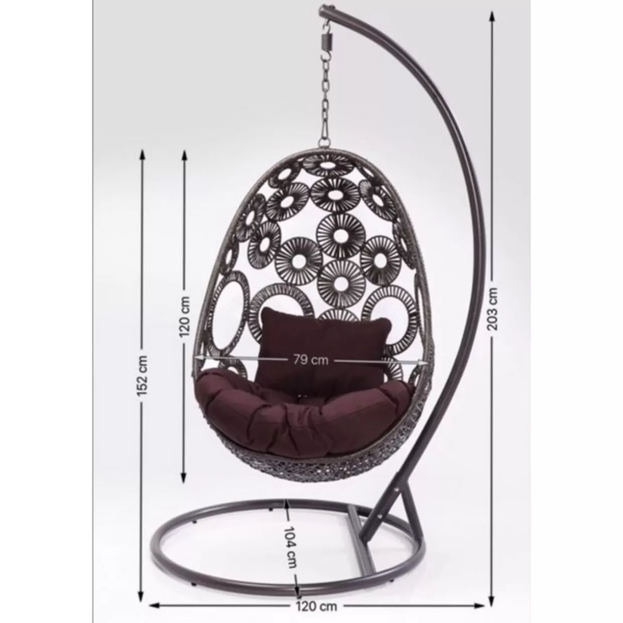 KARE Design Outdoormöbel | Hangesessel Ibiza Weiss