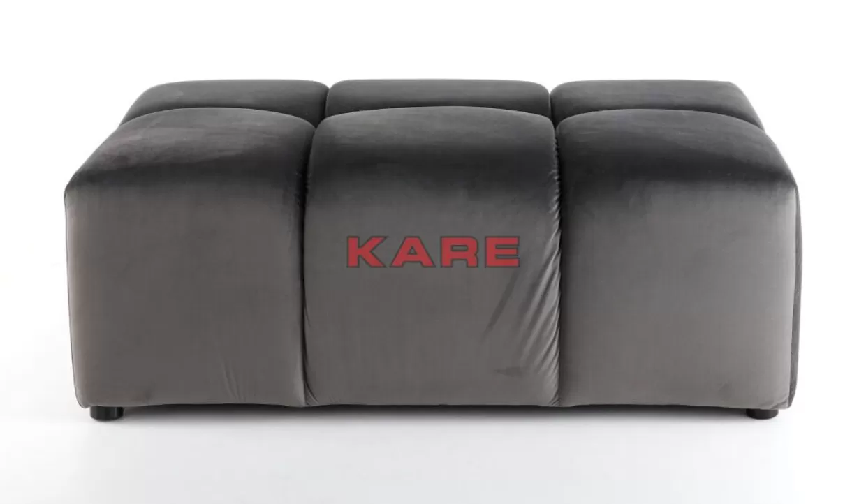 KARE Design Sitzbänke | Hocker Belami Velvet Grau 105X70Cm