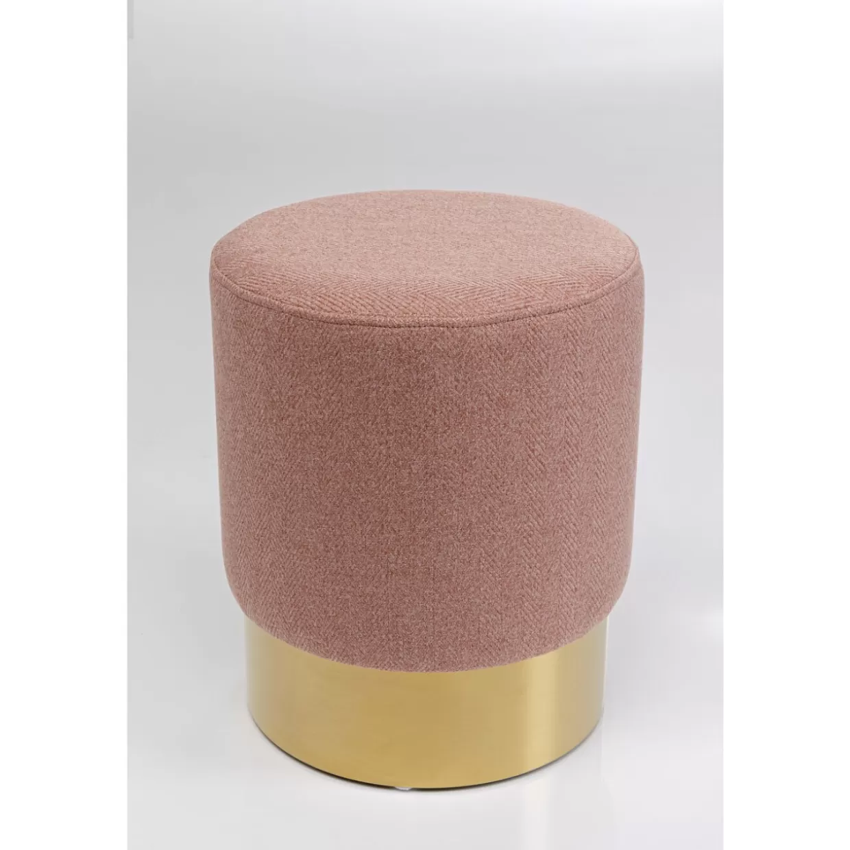 KARE Design Sitzbänke | Hocker Cherry Lina Rose Brass O35Cm