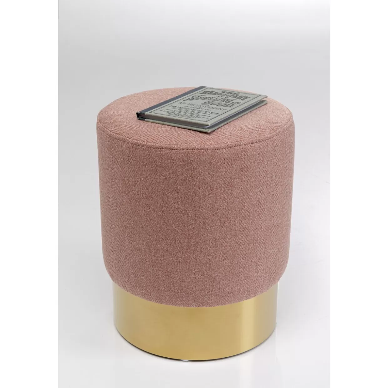 KARE Design Sitzbänke | Hocker Cherry Lina Rose Brass O35Cm
