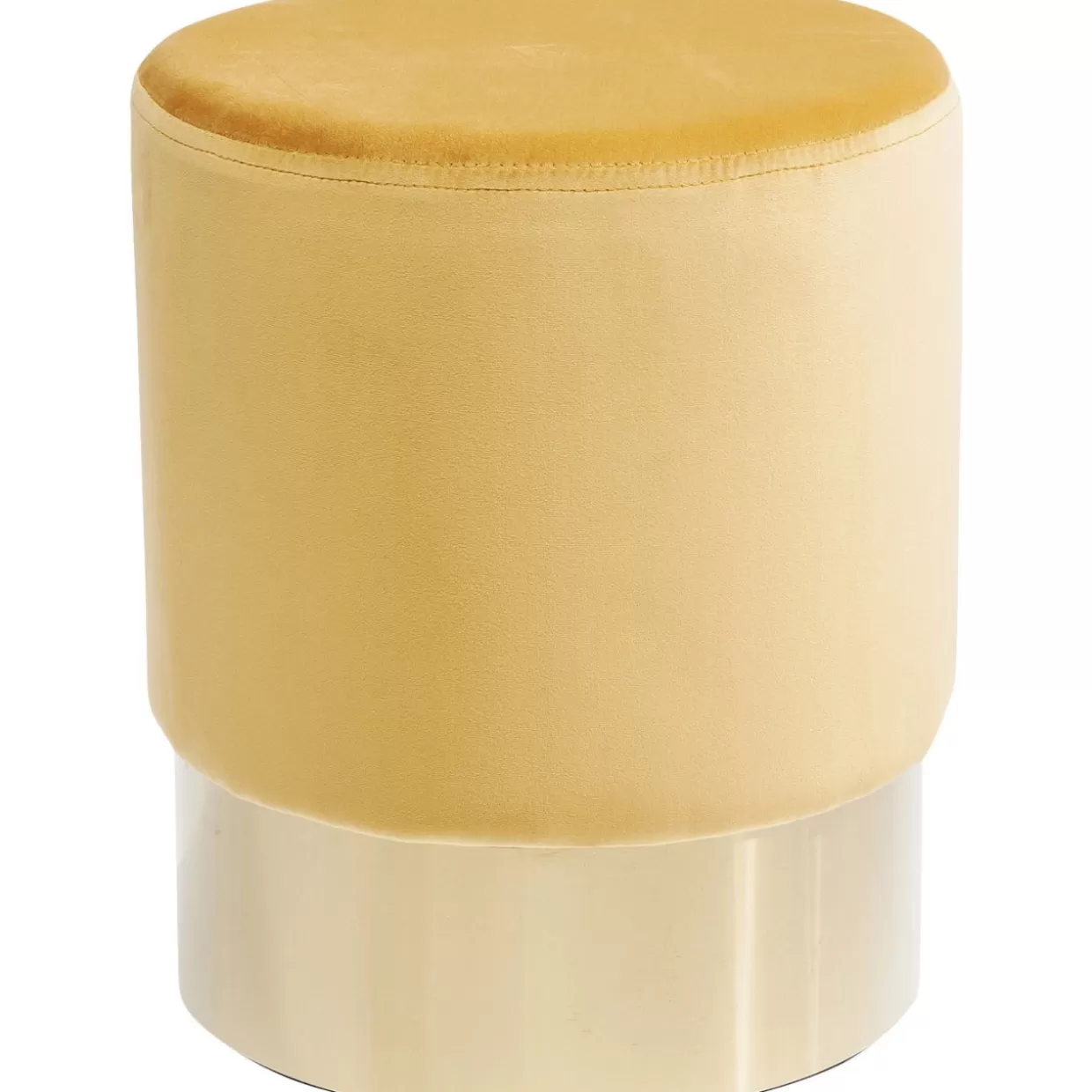 KARE Design Sitzbänke | Hocker Cherry Orange Brass O35Cm