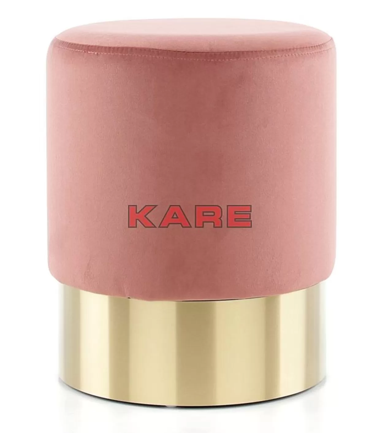 KARE Design Sitzbänke | Hocker Cherry Rose Brass O35Cm