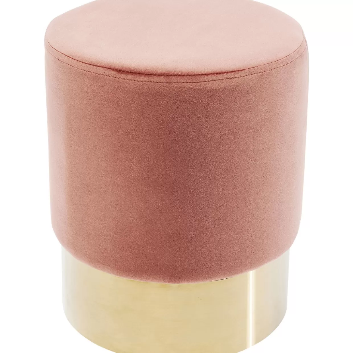 KARE Design Sitzbänke | Hocker Cherry Rose Brass O35Cm