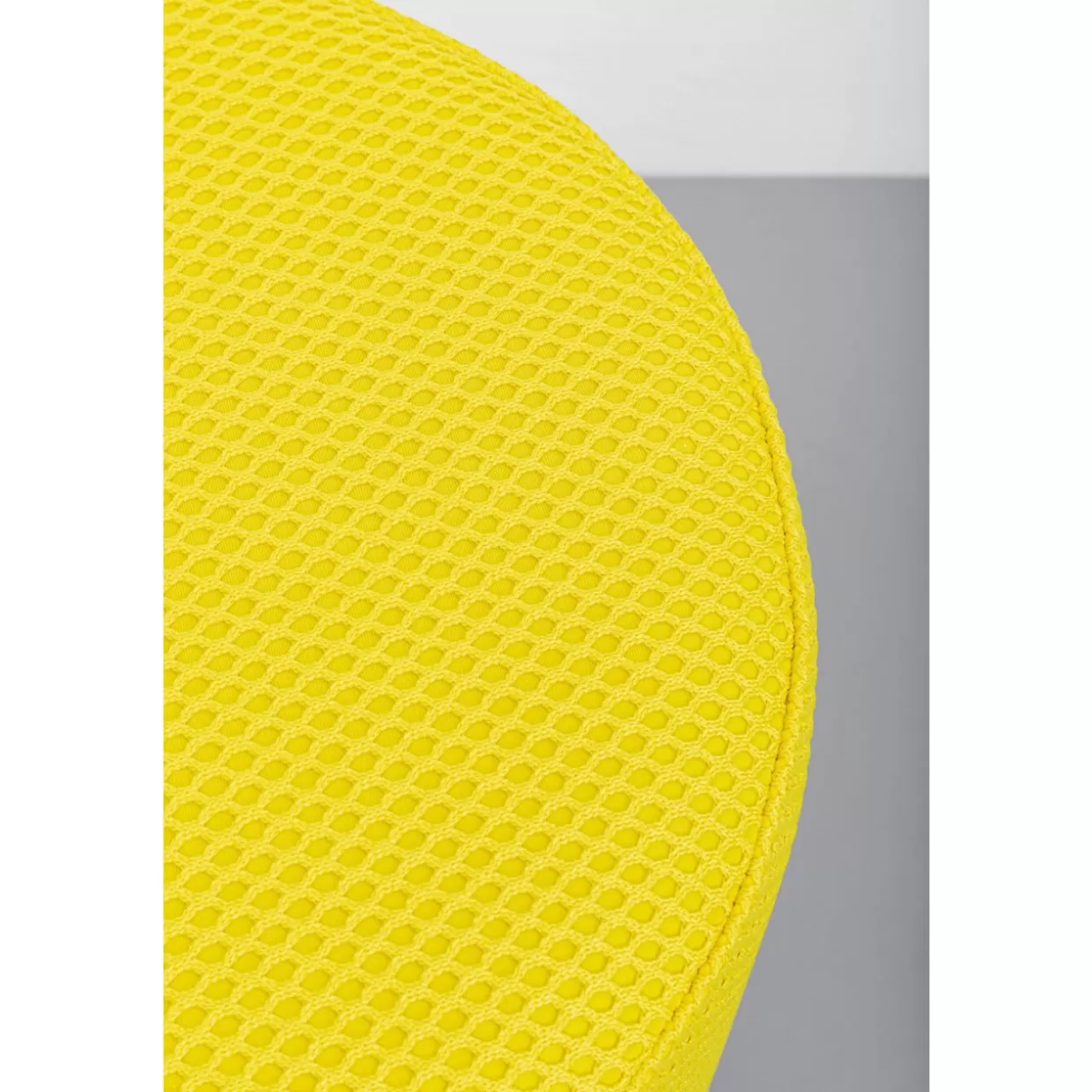 KARE Design Sitzbänke | Hocker Jody Gelb Mesh Schwarz O35Cm
