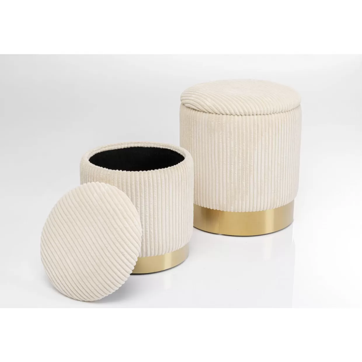 KARE Design Sitzbänke | Hocker Plush (2/Set)