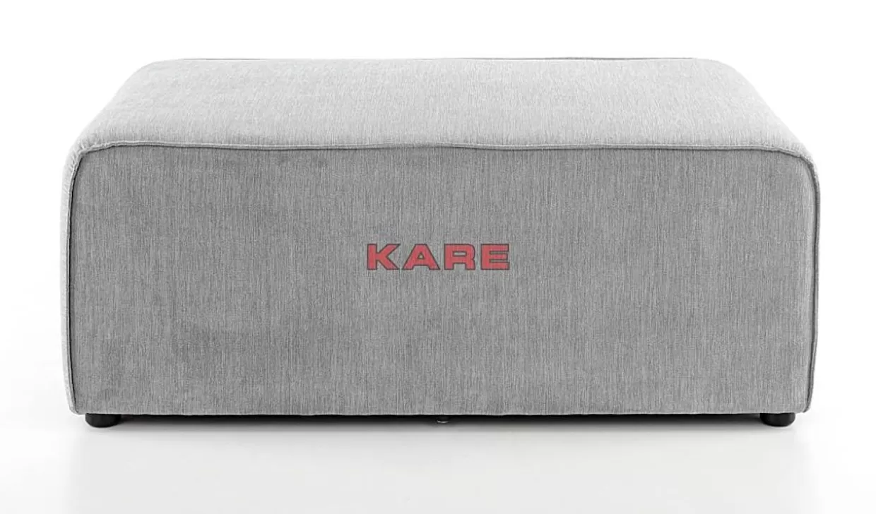 KARE Design Sitzbänke | Infinity Hocker 68 Elements Grau