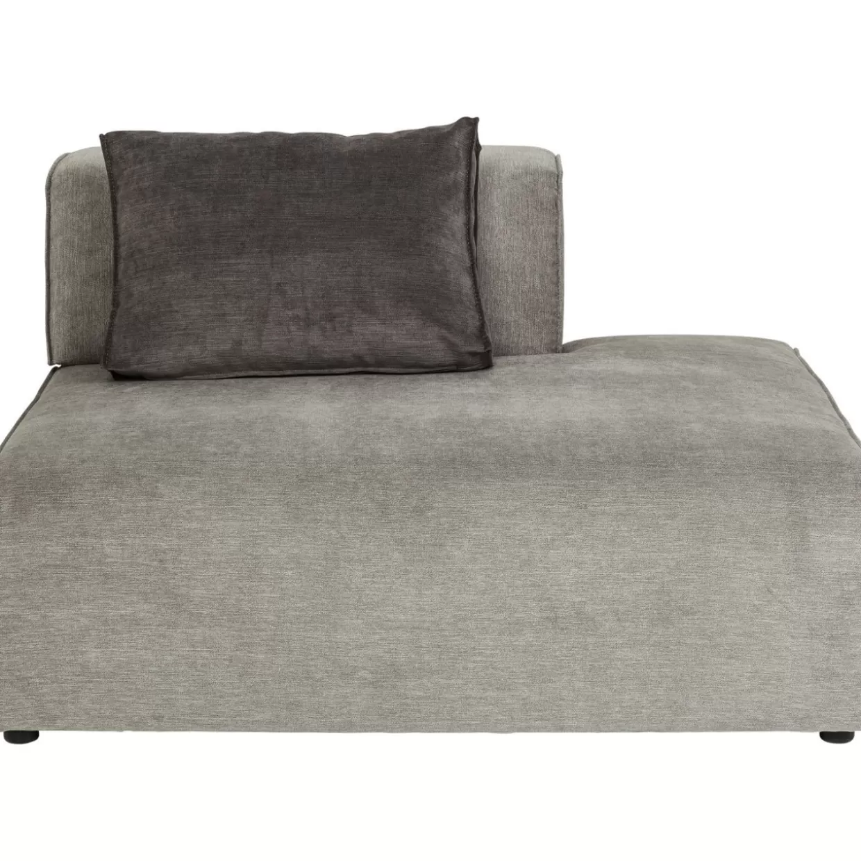 KARE Design Sofas & Couches | Infinity Ottomane Semi Elements Grau Rechts