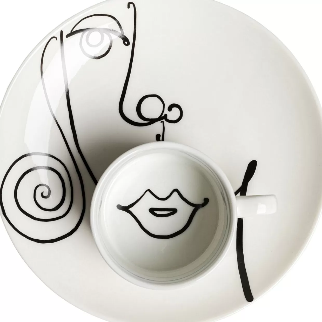 KARE Design Geschirr & Tischaccessoires | Kaffeetasse Viso Donna (2/Tlg.)