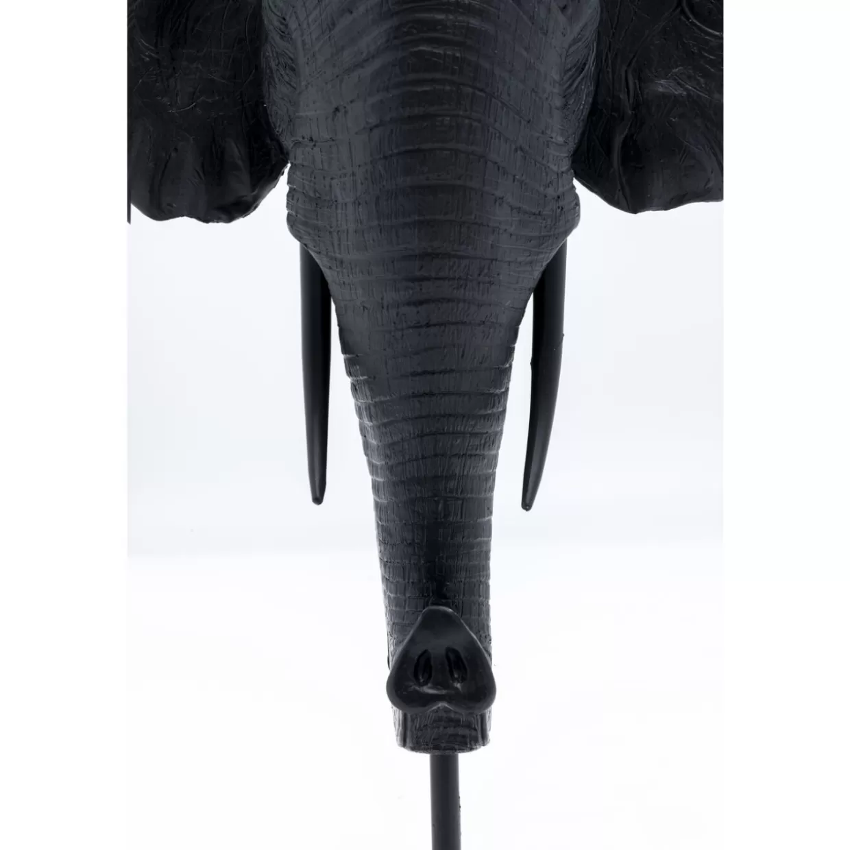 KARE Design Kerzenständer & Laternen | Kerzenständer Elephant Head Schwarz 49Cm