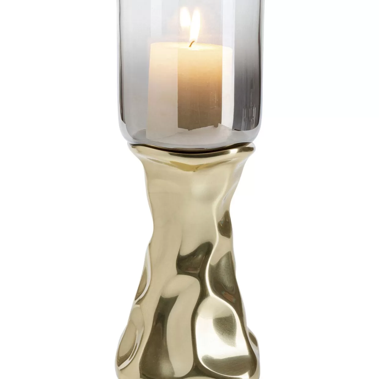 KARE Design Kerzenständer & Laternen | Kerzenständer Jade Gold 33Cm