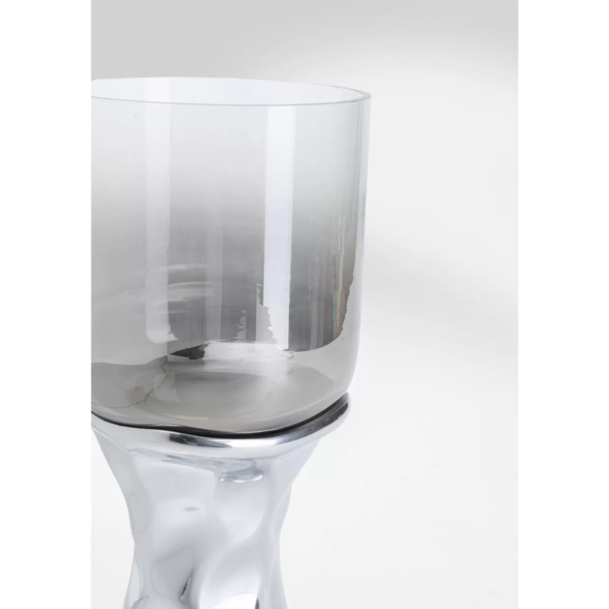 KARE Design Kerzenständer & Laternen | Kerzenständer Jade Silber 33Cm
