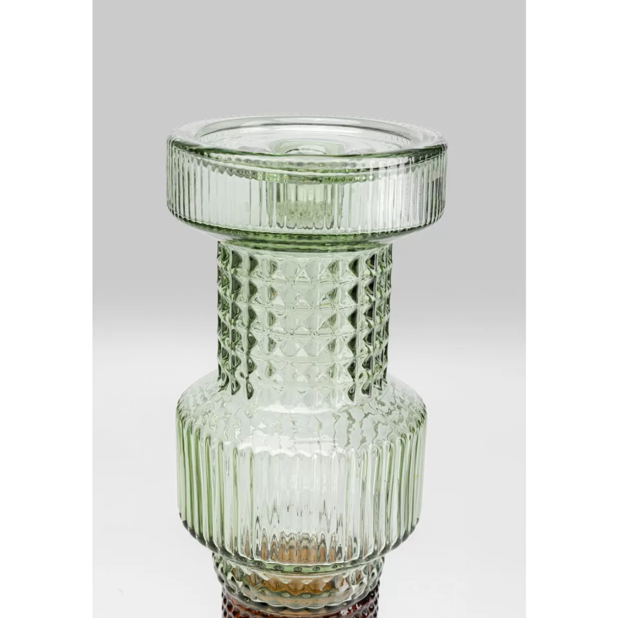 KARE Design Kerzenständer & Laternen | Kerzenständer Marvelous Duo Grun Braun 49Cm