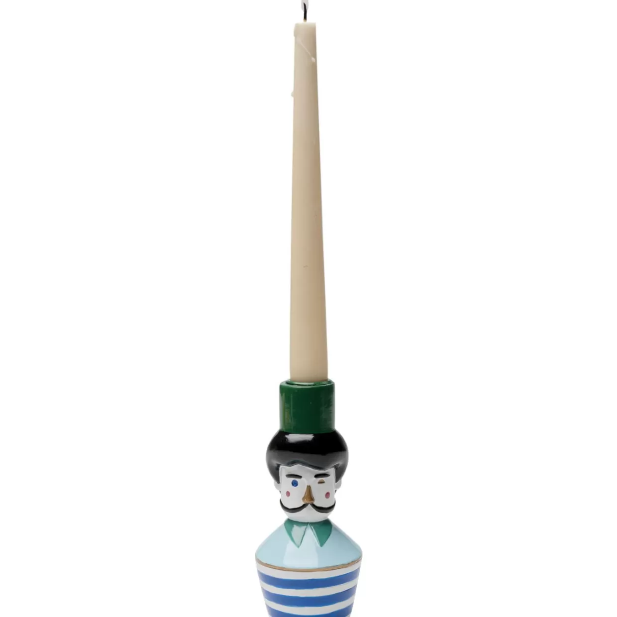 KARE Design Kerzenständer & Laternen | Kerzenständer Monsieur Mustache 16Cm