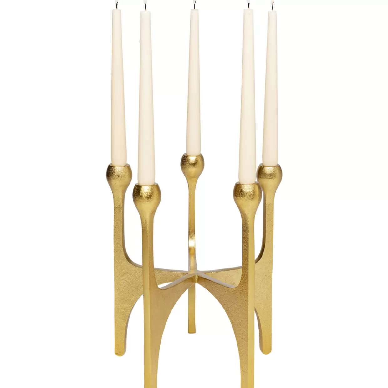 KARE Design Kerzenständer & Laternen | Kerzenständer Stacky Gold 31Cm
