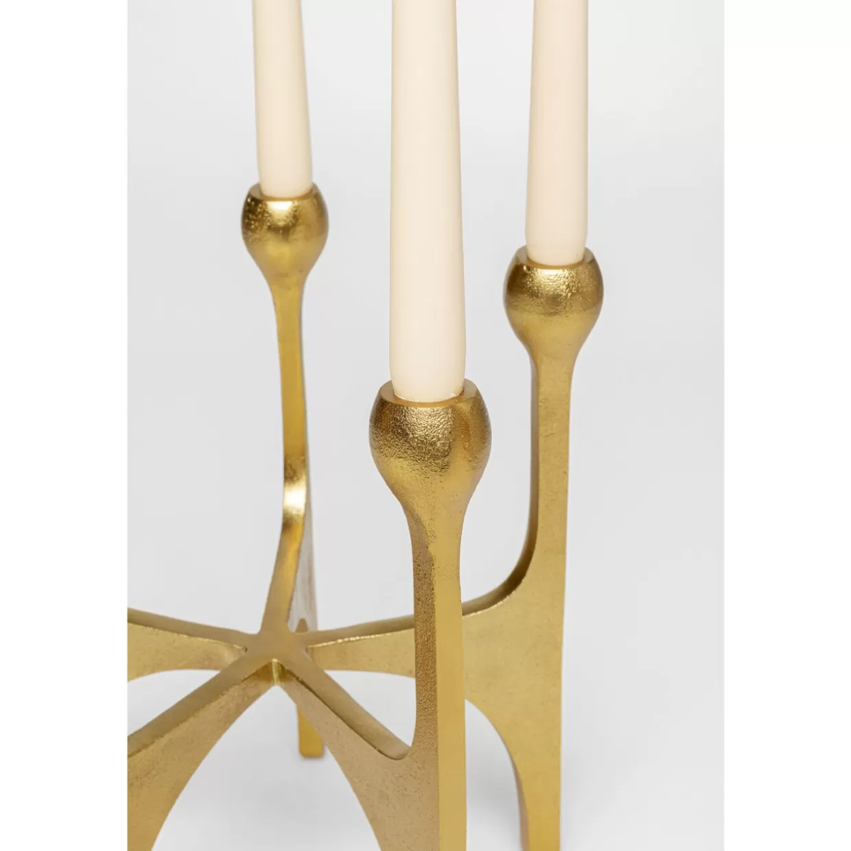 KARE Design Kerzenständer & Laternen | Kerzenständer Stacky Gold 31Cm