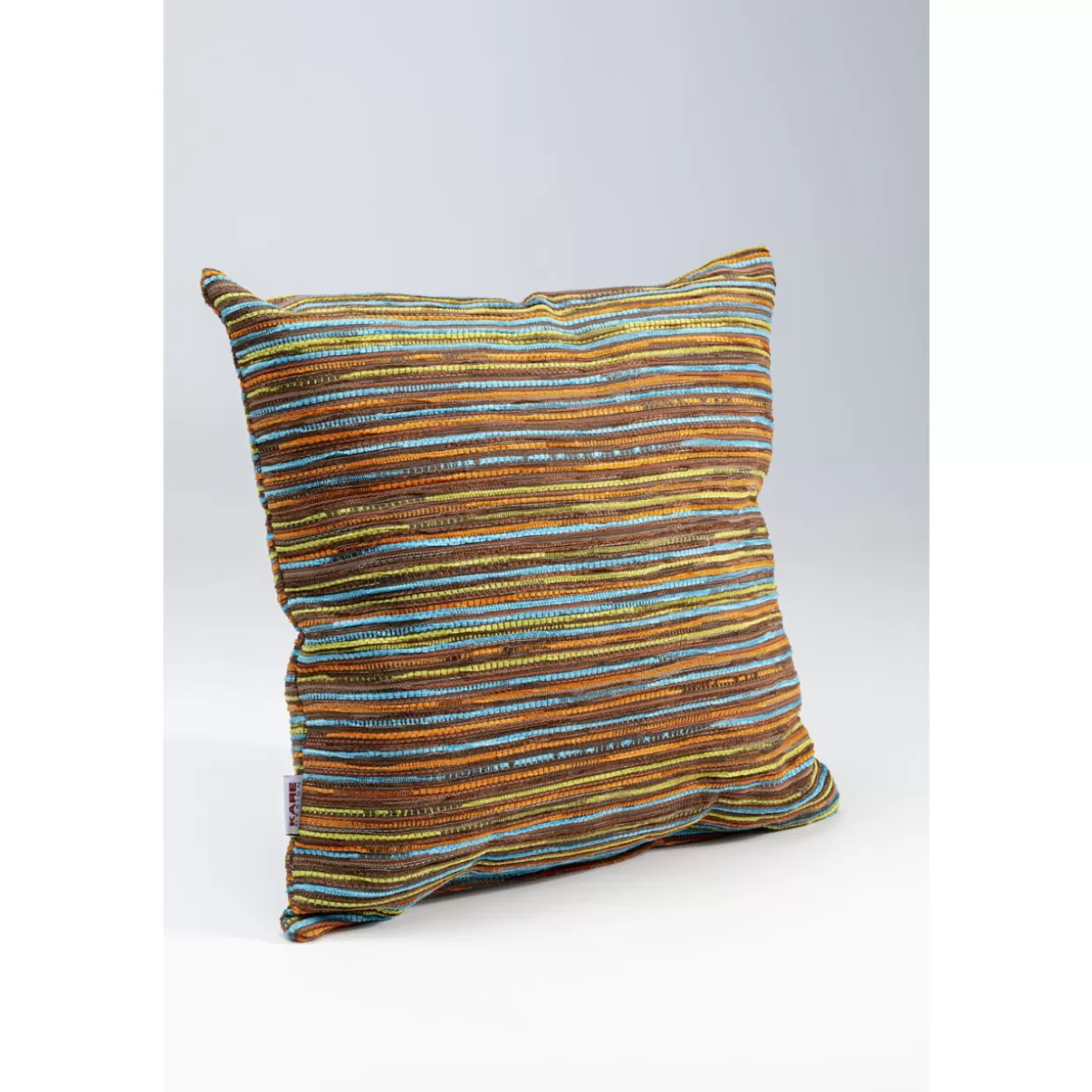 KARE Design Kissen | Kissen Colourful Stripes Braun 40X40Cm