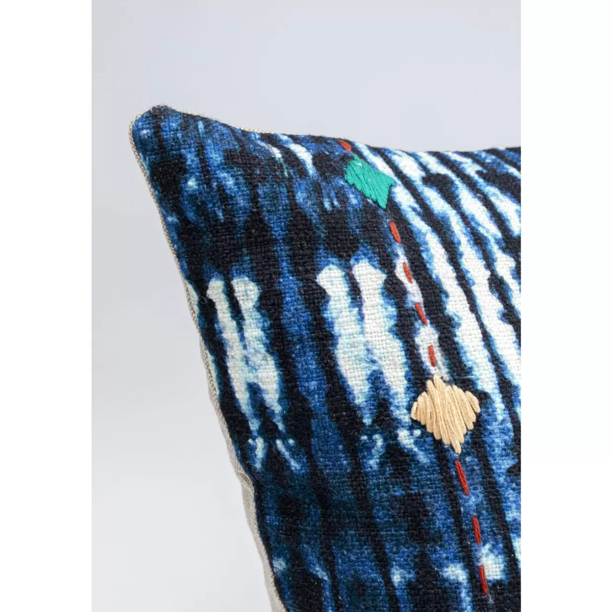 KARE Design Kissen | Kissen Desna Patchwork Blau 60X35Cm