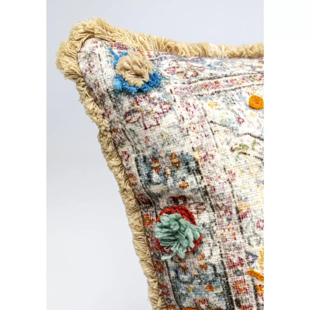KARE Design Kissen | Kissen Desna Patchwork Creme Multi 60X35Cm