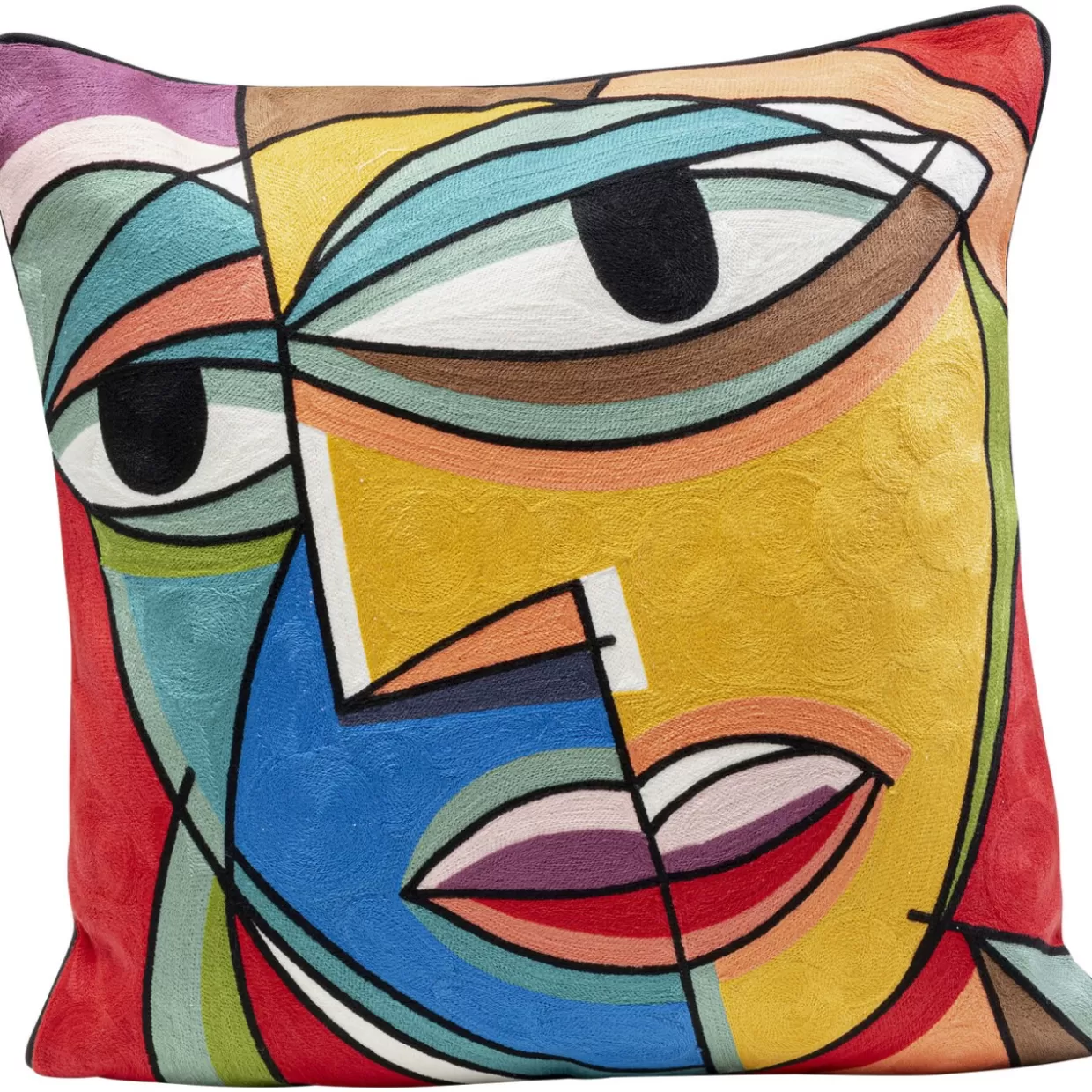 KARE Design Kissen | Kissen Faccia Arte Colore Left 50X50Cm