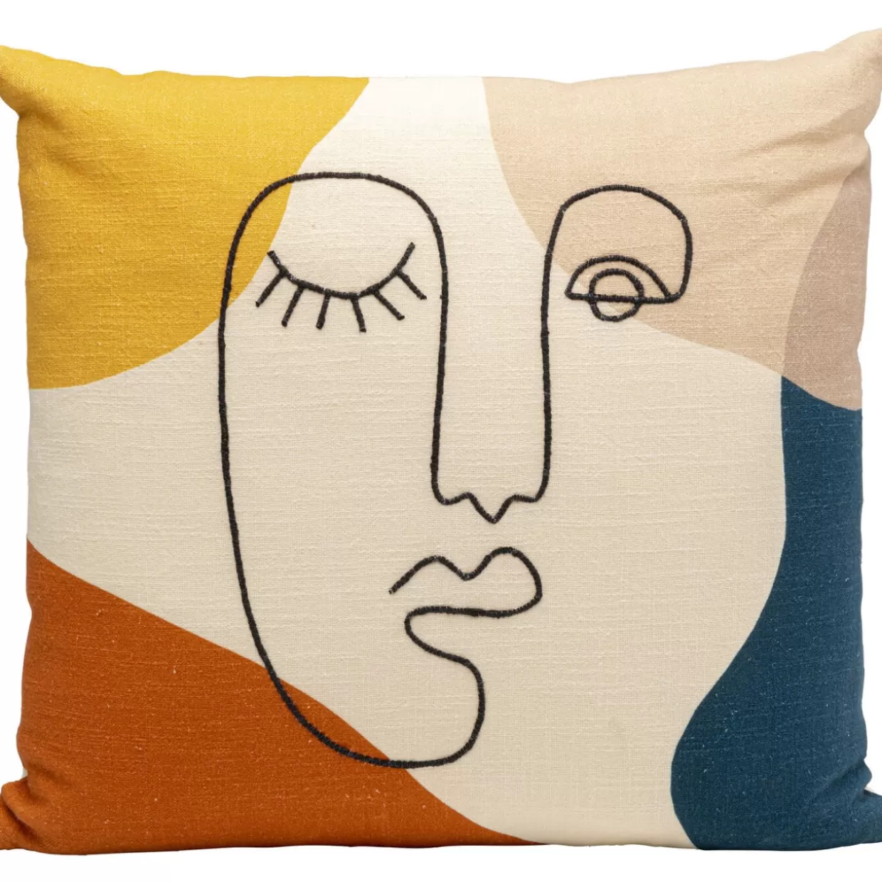 KARE Design Kissen | Kissen Face Art Multi 50X50Cm