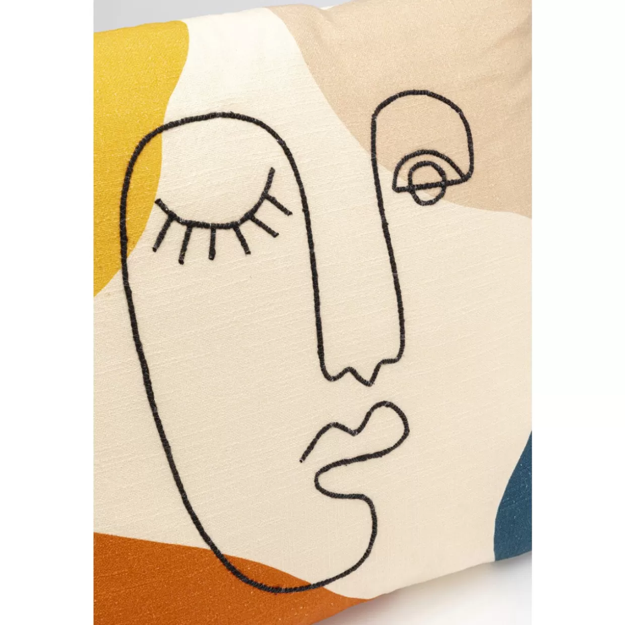 KARE Design Kissen | Kissen Face Art Multi 50X50Cm