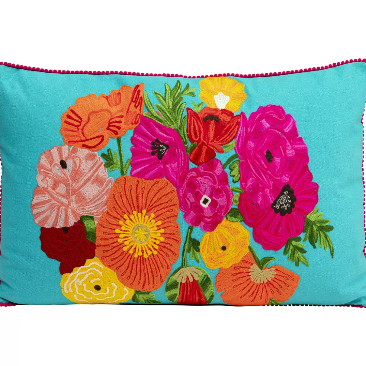 KARE Design Kissen | Kissen Fiorista Blau 60X40Cm
