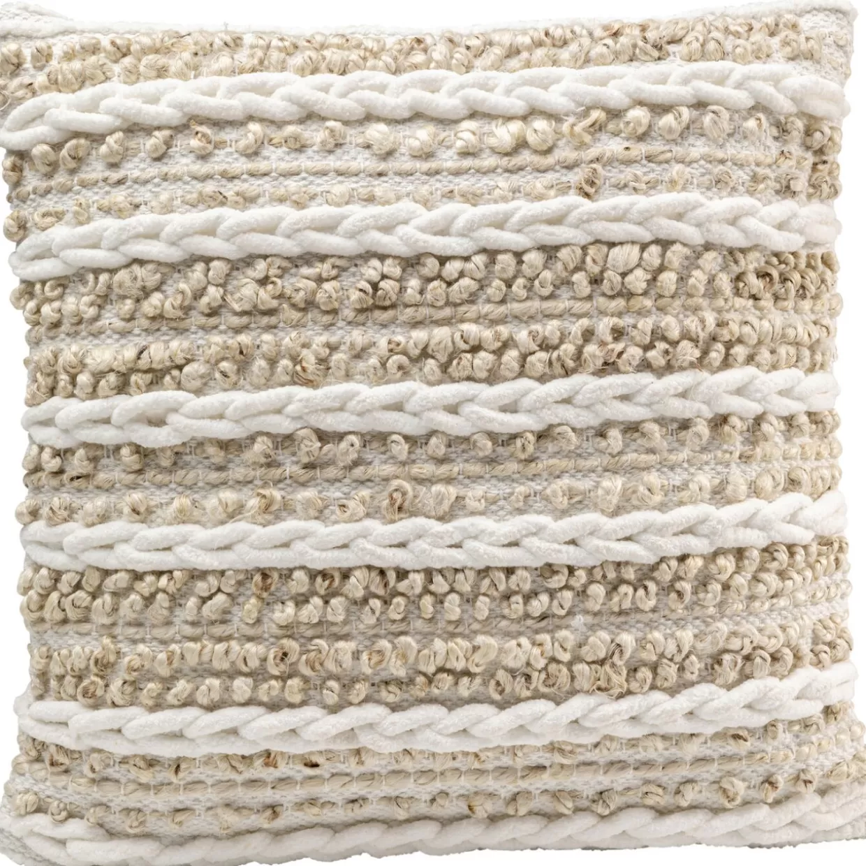 KARE Design Kissen | Kissen Loop Knit Beige 45X45Cm