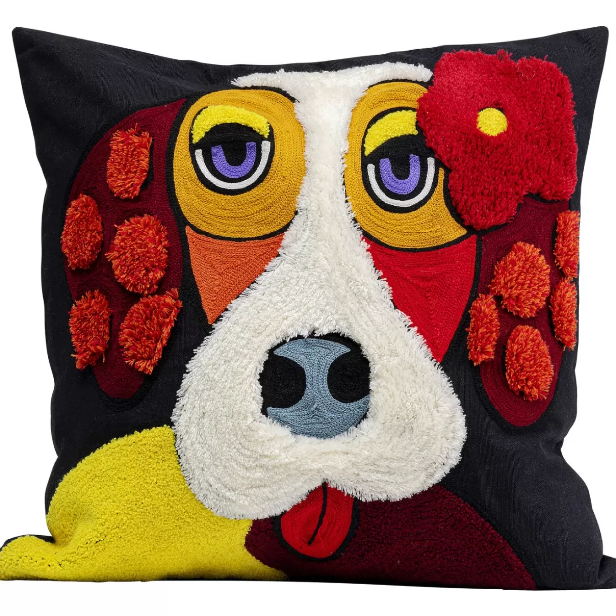 KARE Design Kissen | Kissen Make Up Dog 45X45Cm