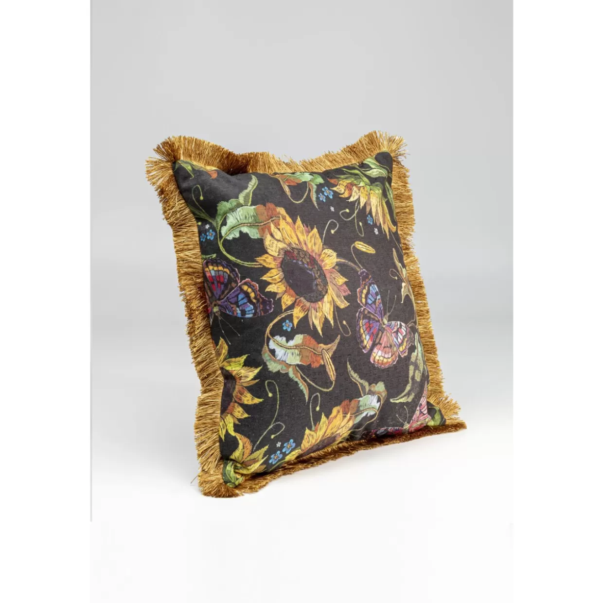 KARE Design Kissen | Kissen Sunflower Fringe 45X45Cm