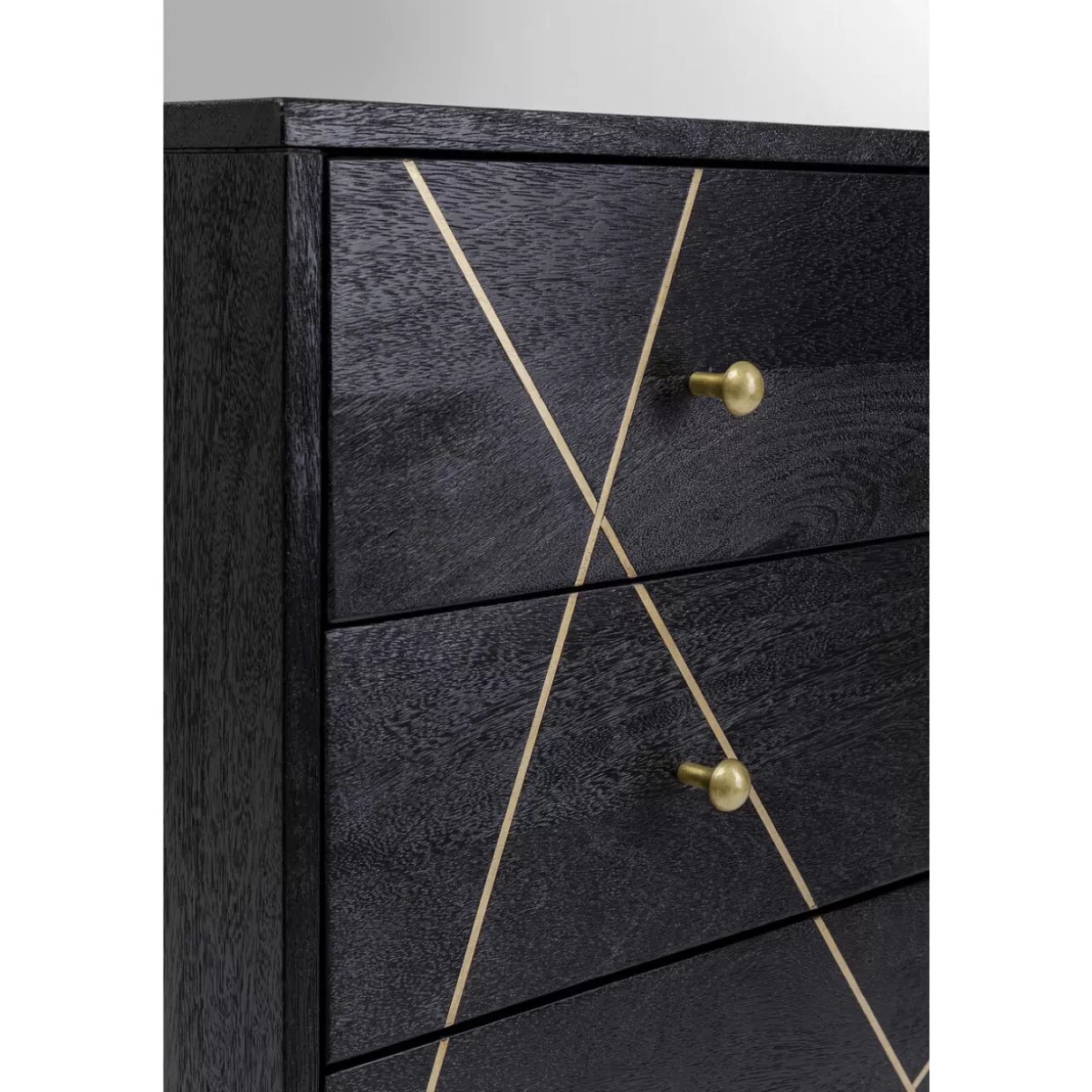 KARE Design Kommoden & Sideboards | Kommode Gold Vein 4 Schube 40X88Cm