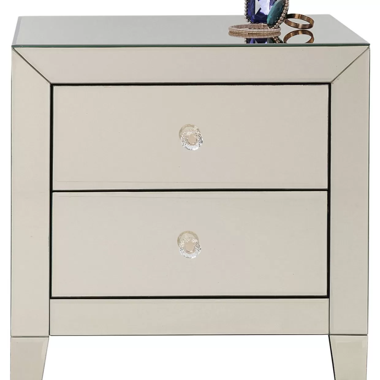 KARE Design Kommoden & Sideboards | Kommode Klein Luxury Champagne 2 Schube