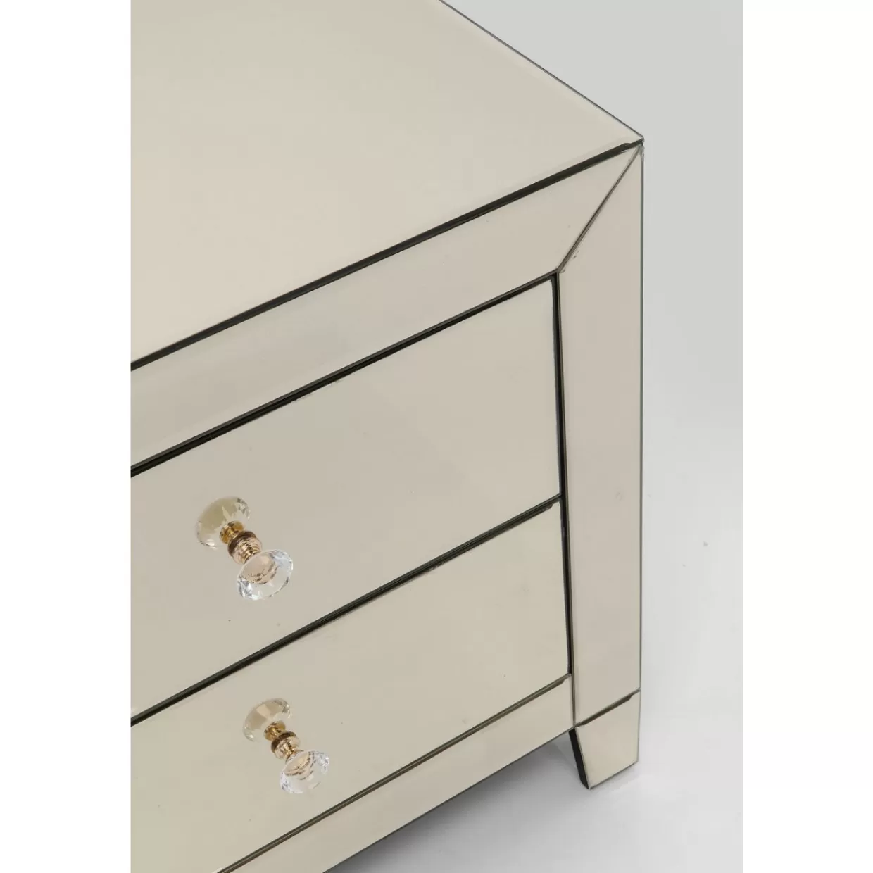KARE Design Kommoden & Sideboards | Kommode Klein Luxury Champagne 2 Schube