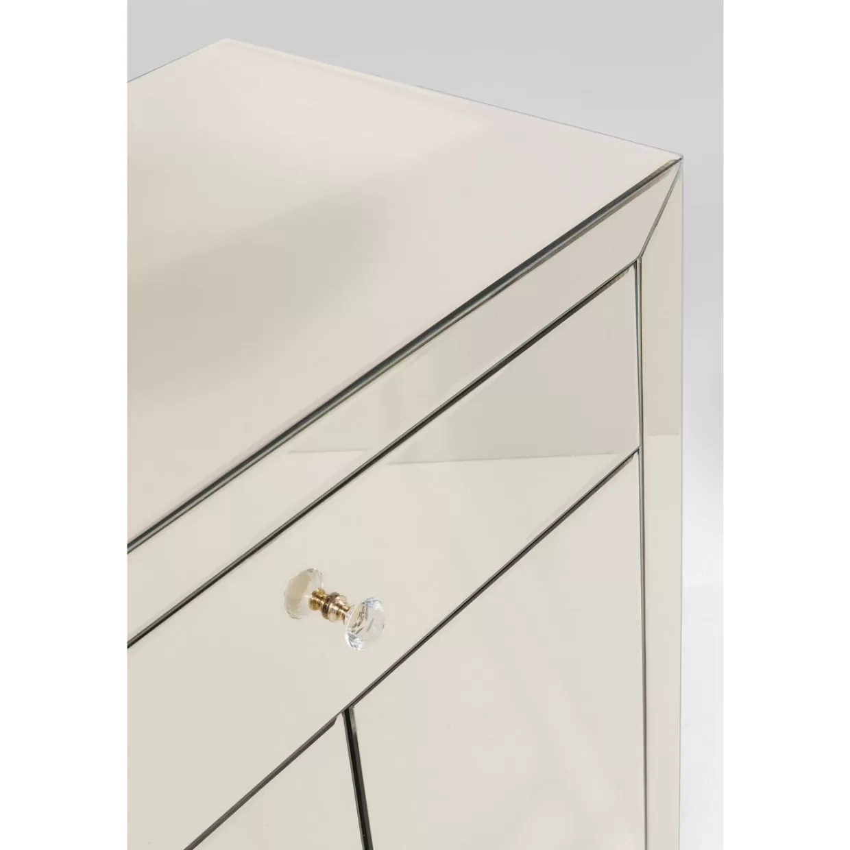 KARE Design Kommoden & Sideboards | Kommode Luxury Champagne 2-Turig 1 Schub