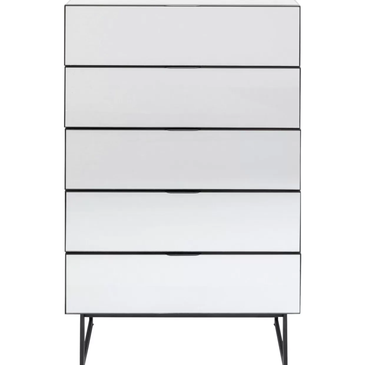KARE Design Kommoden & Sideboards | Kommode Soran 5 Schube Schwarz 65X114Cm