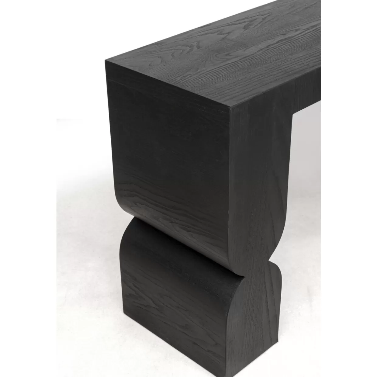 KARE Design Kommoden & Sideboards | Konsole Curve Schwarz 120X76Cm