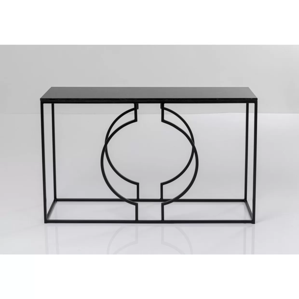 KARE Design Kommoden & Sideboards | Konsole Miami Loft Schwarz 120X75Cm