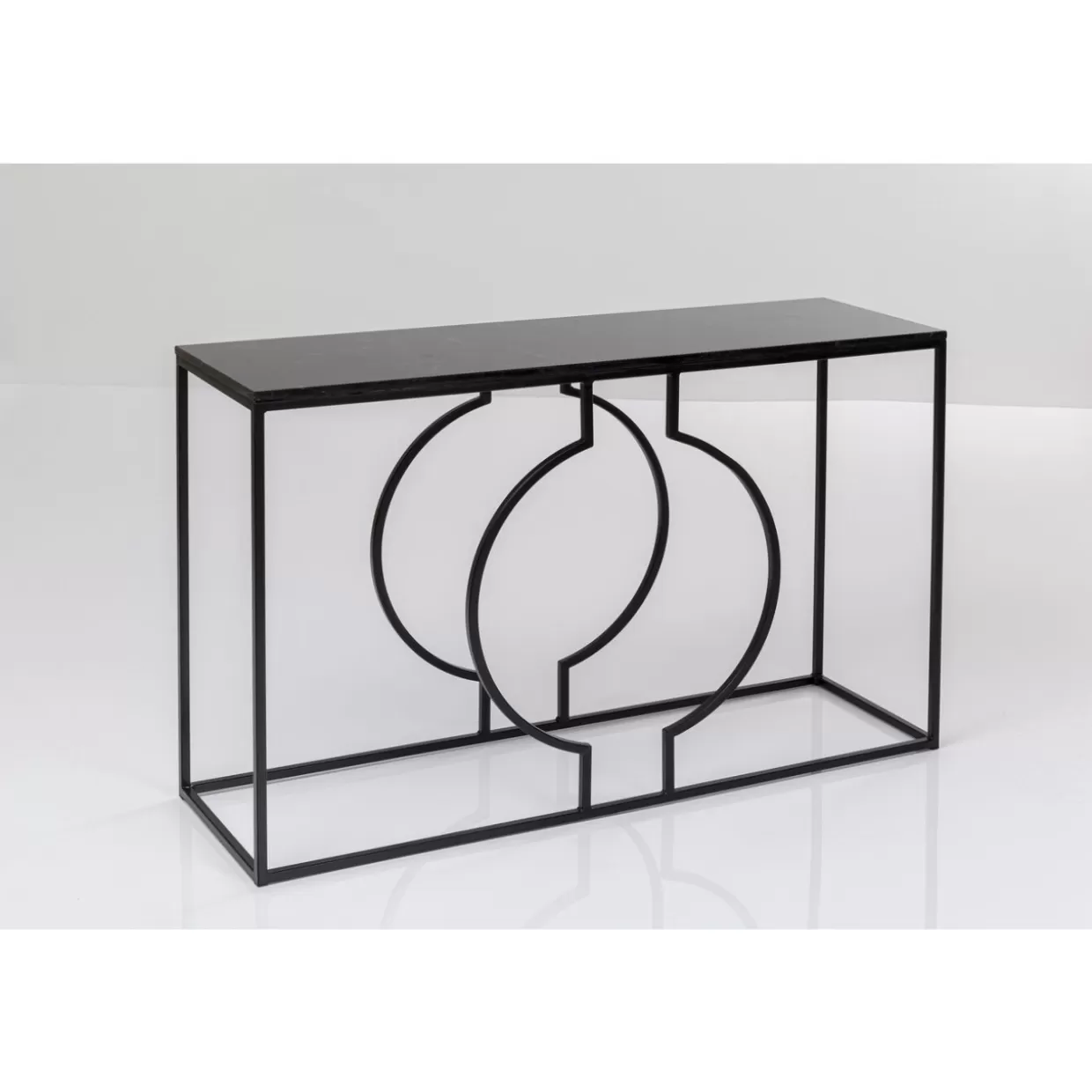 KARE Design Kommoden & Sideboards | Konsole Miami Loft Schwarz 120X75Cm