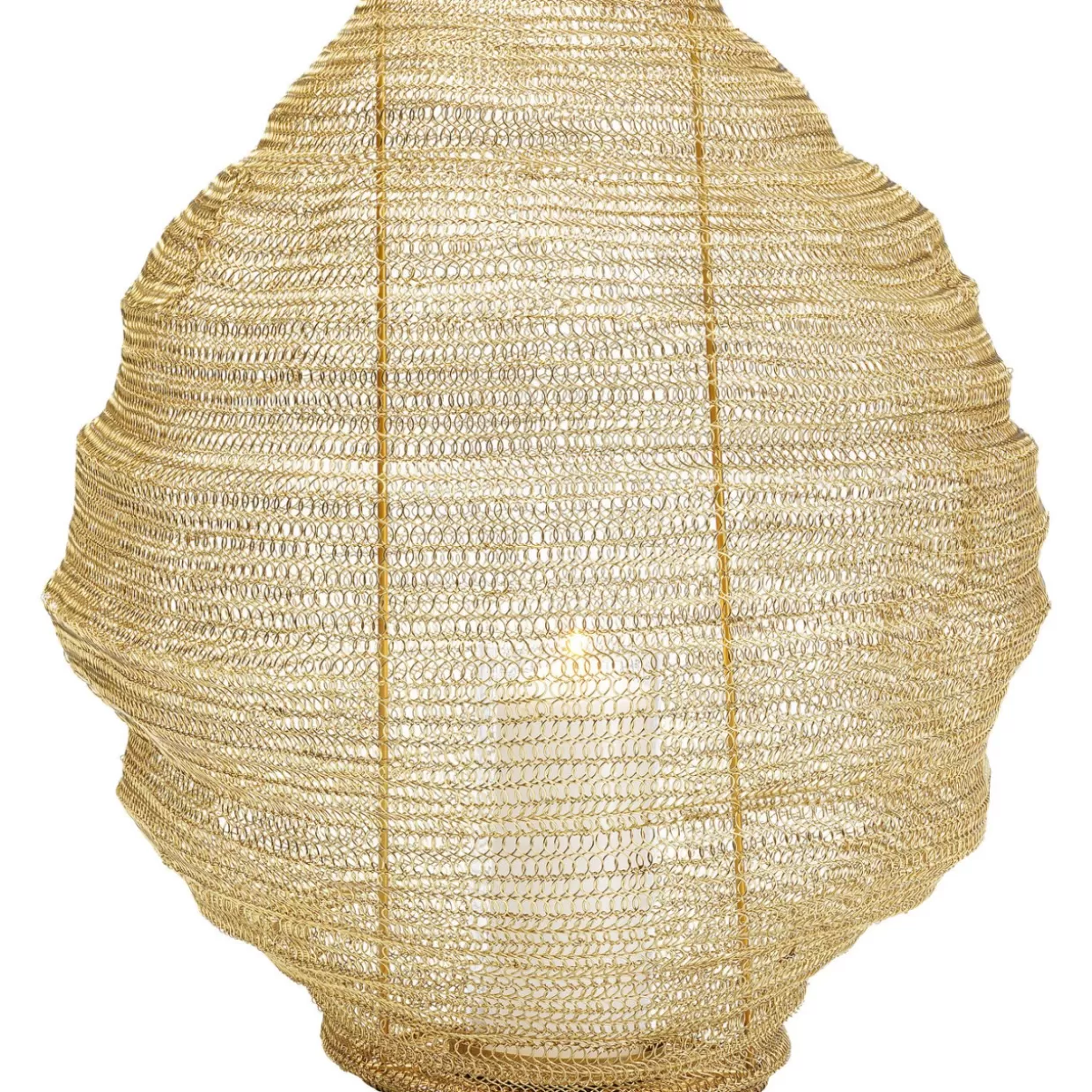 KARE Design Kerzenständer & Laternen | Laterne Mesh Brass O51Cm