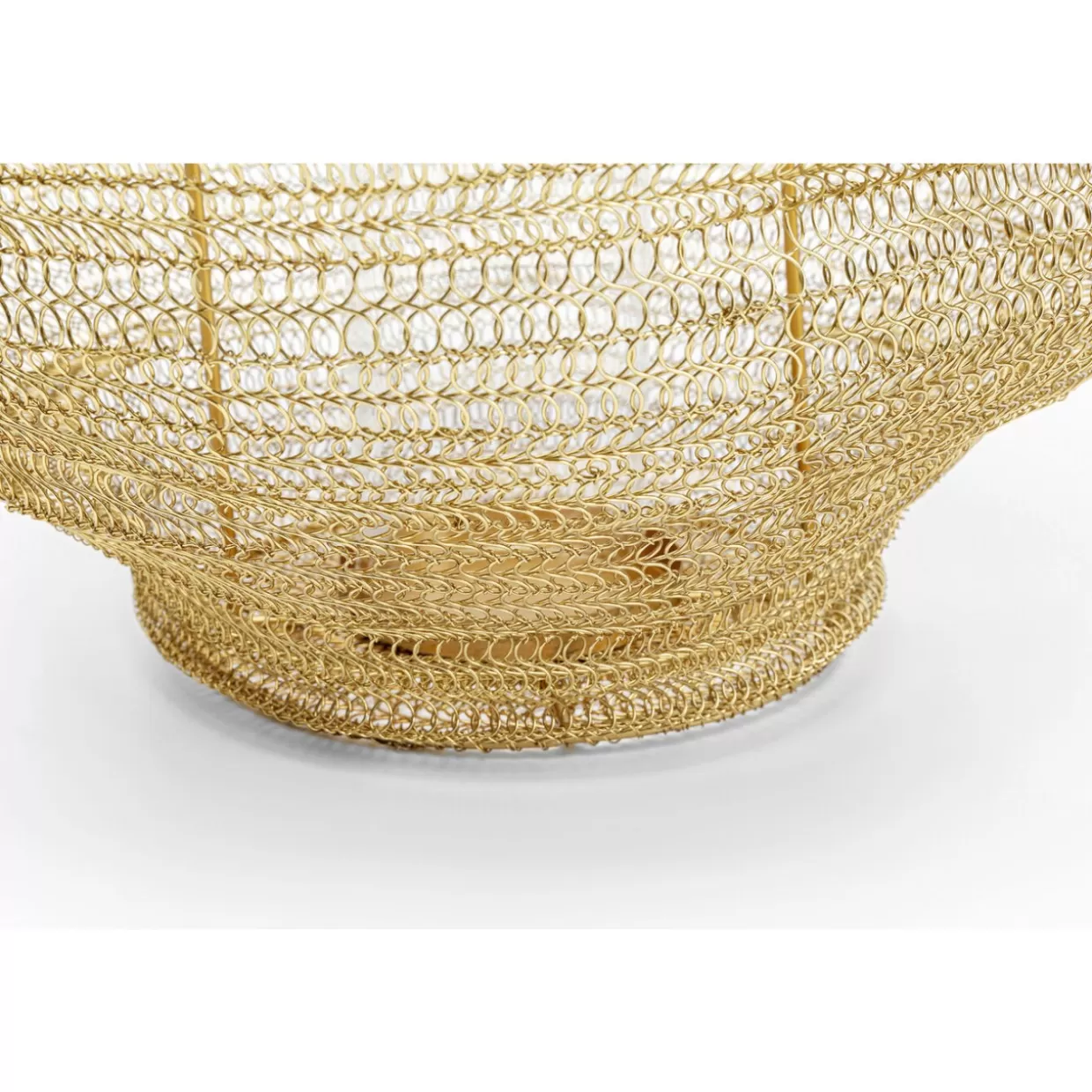 KARE Design Kerzenständer & Laternen | Laterne Mesh Brass O51Cm