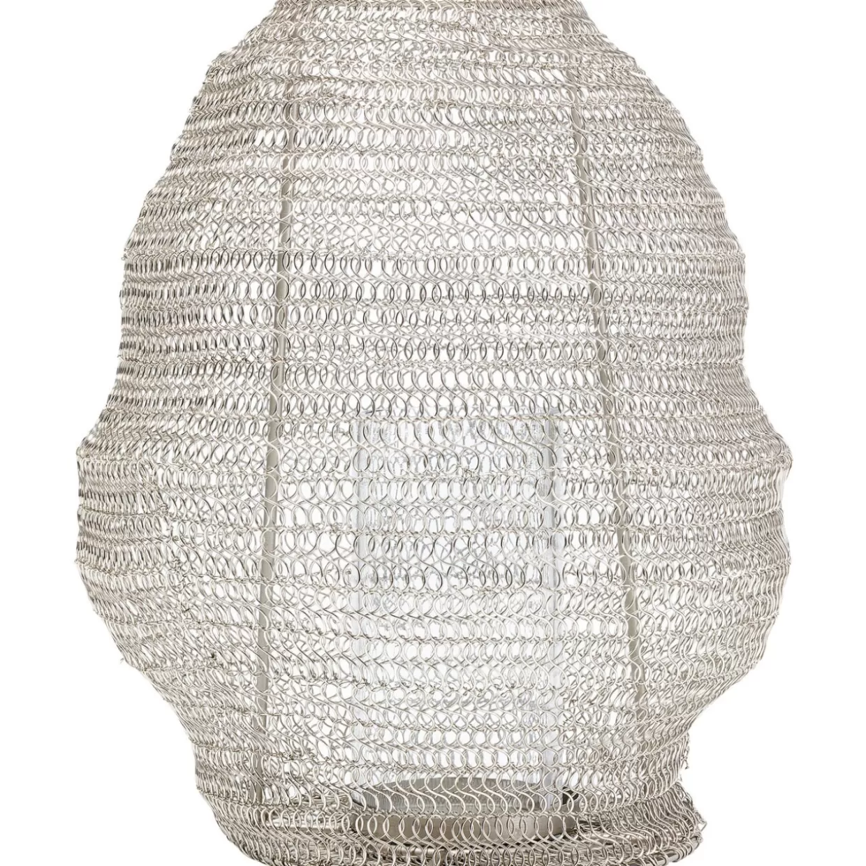KARE Design Kerzenständer & Laternen | Laterne Mesh Silber O30Cm