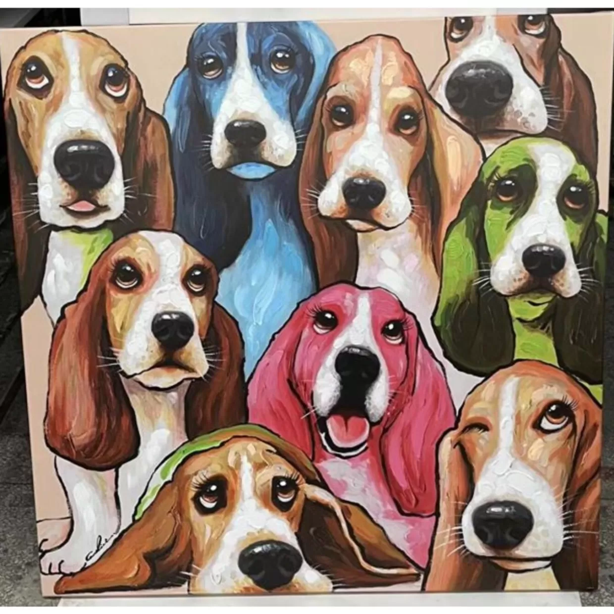KARE Design Bilder | Leinwandbild Doggy Eye`S 100X100Cm